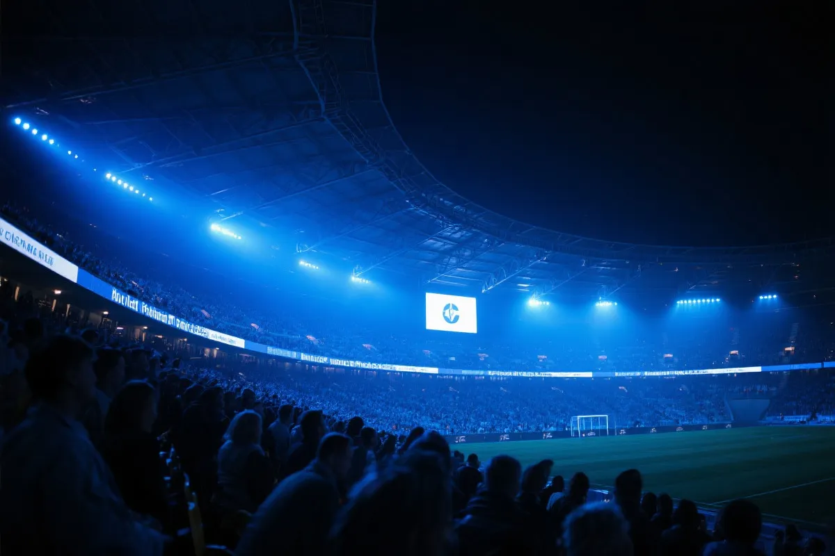 赛事现场氛围示意图